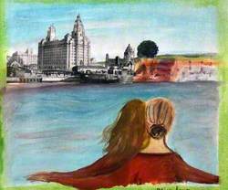 Two Women by the River Mersey