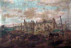 Original Hotel and River Nile Bridge, Southport, Lancashire, 1837
