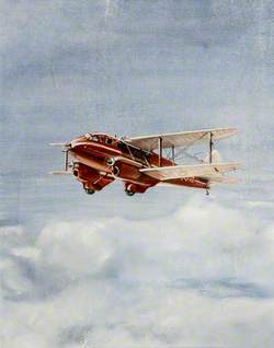 De Havilland Dragon Rapide in Flight