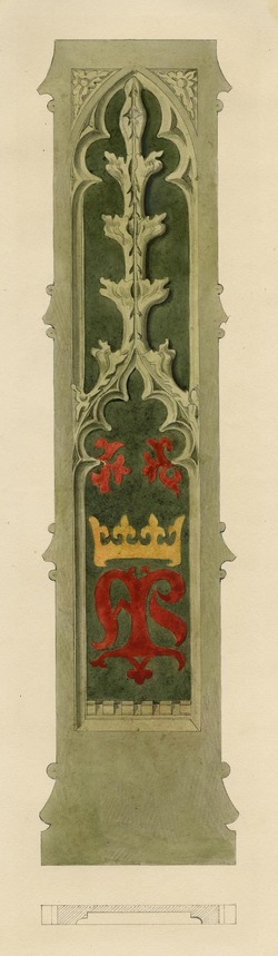Painted Column in Sparham Church