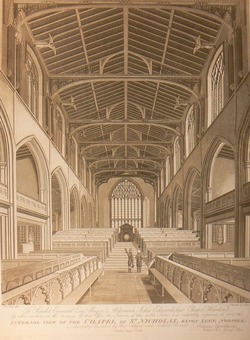 Internal View of the Chapel of St Nicholas, Kings Lynn, Norfolk