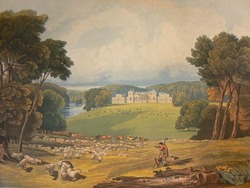 View of Holkham Hall, Norfolk