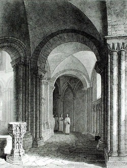 Norwich Cathedral. East end of the South Aile, looking East