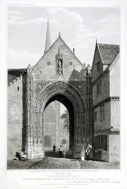 Norwich Cathedral, Section and Plan of West End | Art UK