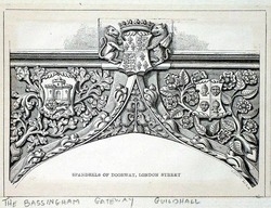 Spandrels of Doorway, London Street (Bassingham Gateway)