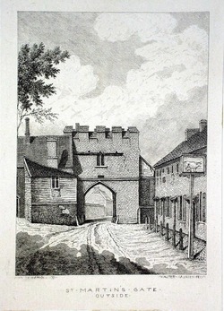St Martin's Gate, outside