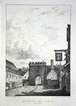 St Martin's Gate, inside