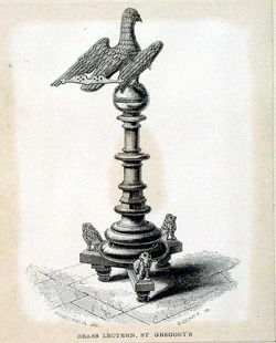 Brass Lectern, St Gregory's