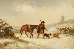 The Rabbit Catcher and His Horse, Winter