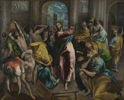 Christ driving the Traders from the Temple