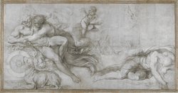 Cephalus carried off by Aurora in her Chariot