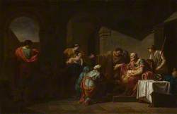 Belisarius receiving Hospitality from a Peasant