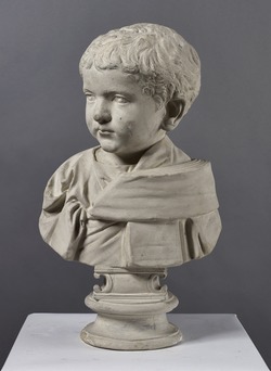 Bust of a Child on a Pedestal