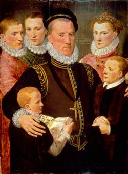 George (c.1531–1585), 5th Lord Seton, and his Family