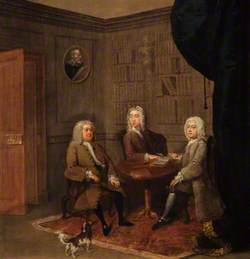 Nicol Graham of Gartmore (1695–1775) and Two Friends Seated in a Library