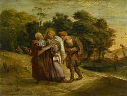 Christ with his Disciples on the Road to Emmaus