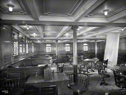Second class smoke room