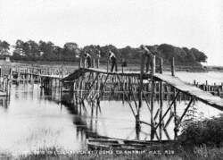 Eel Weir on Lough Neagh at Toome, Co. Antrim