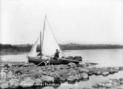 An Eel Fisher's Boat at Cranfield, Lough Neagh