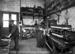 Tram Construction at Belfast, the Pattern Maker's Shop