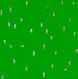 Untitled Green with Cricketers