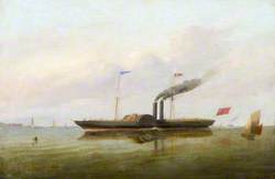 The Paddle Steamer 'Blenheim' on Passage