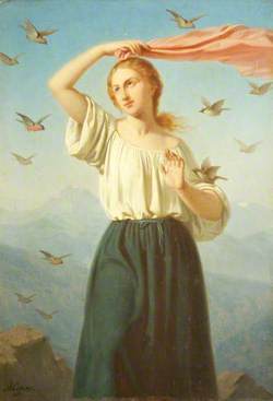 Girl with Birds