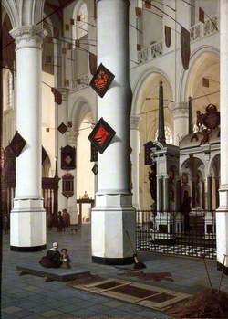 Interior of the New Church at Delft, with the Tomb of William the Silent