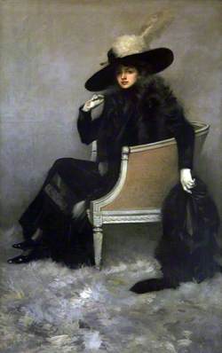 Lady in Black Furs (La dame aux fourrures noires)