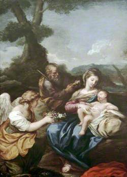 Holy Family, Rest on the Flight into Egypt
