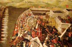 The Siege of Malta: Attack on the Post of the Castilian Knights, 21 August 1565