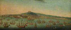 View of the Bay of Naples with Admiral Byng's Fleet at Anchor, 1 August 1718