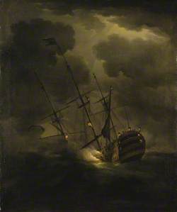 Loss of HMS 'Victory', 4 October 1744