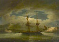 Cutting Out the 'Curieux' at Martinique, 3 February 1804