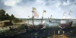 A Dutch Merchantman Attacked by an English Privateer, off La Rochelle