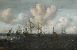 A Dutch Ship Before the Wind