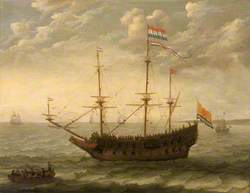 A Zeeland Ship at Anchor