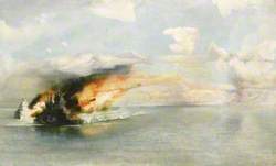 Capital Ships Bombard Salerno