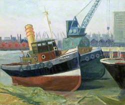 The Tug 'Agama' at Greenwich