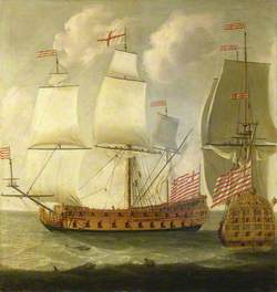 Two Views of an East Indiaman of the Time of William III