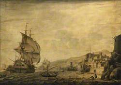 A Dutch Ship Arriving at Naples