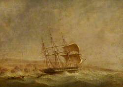 HMS 'Pique' off Point Forteau, 23 September 1835