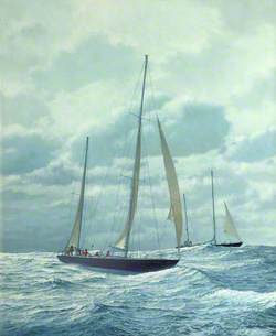Round the World Race: The 'Great Britain II' and 'Kriter II' in the Tasman Sea, 26 December 1975