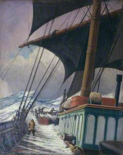 Boarding the Far Tack on the ‘Birkdale’