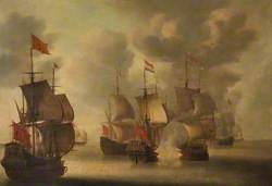 The 'Amelia' Engaging English Ships, 1652–1653