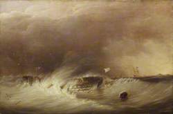 The Wreck of HMS 'Hero' in the Texel, 25 December 1811