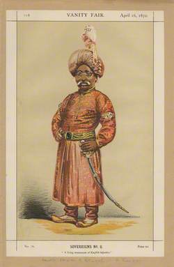 Nawab Nasim Mansur Ali Khan of Bengal ('Sovereigns. No. 8.' 'A living monument of English injustice.')