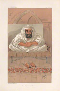Hassan I of Morocco ('Sovereigns. No. 18.' 'The Emperor of Morocco.')