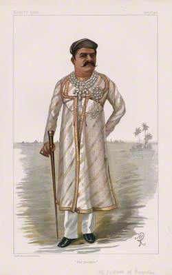Sir Sayaji Rao III, Maharaja of Baroda ('Princes. No. 23.' 'The Gaekwar.')