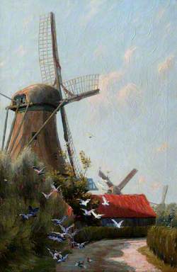 Landscape with Windmills